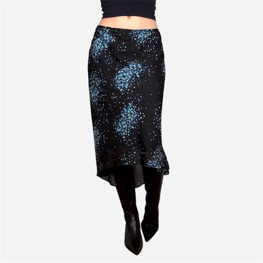 90s floral midi skirt - size M from A. Byer